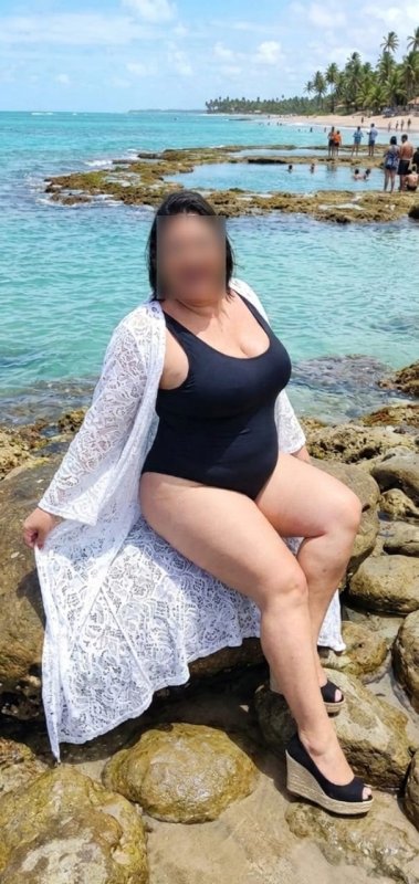 Imagem do post de Coroa 53 Anos Gata de Luxo Plus Size