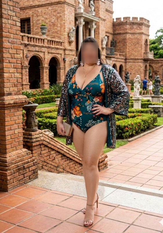 Imagem do post de Coroa 53 Anos Gata de Luxo Plus Size