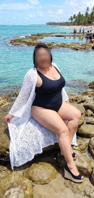 Imagem do post de Coroa 53 Anos Gata de Luxo Plus Size
