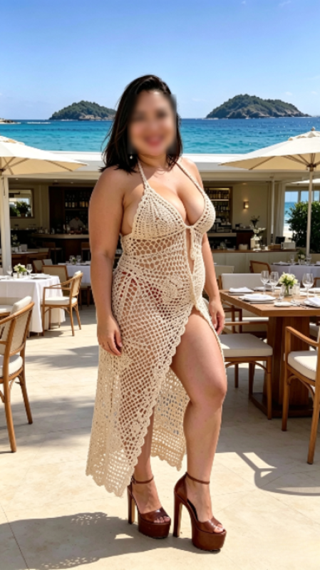Imagem do post de Coroa 53 Anos Gata de Luxo Plus Size
